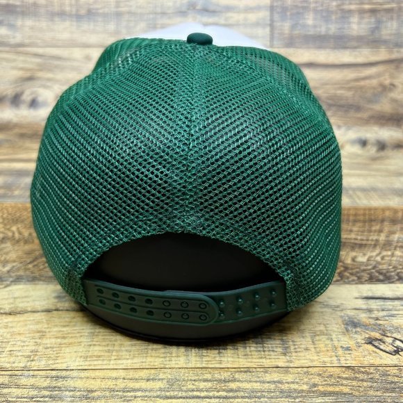 Spaghetti-O Mens Trucker Hat Green Snapback 60s Logo Vintage Food Drink Cap - Picture 5 of 8